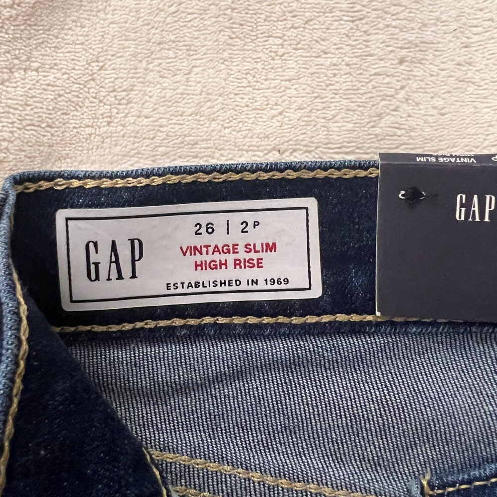 GAP Denim- vintage slim high rise